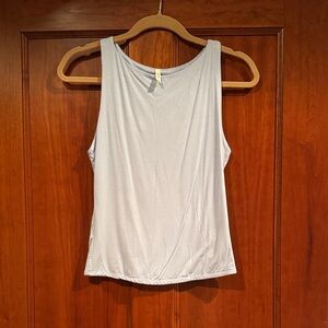 Elegant Women's light blue Tank Top